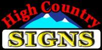 High Country Signs image 1